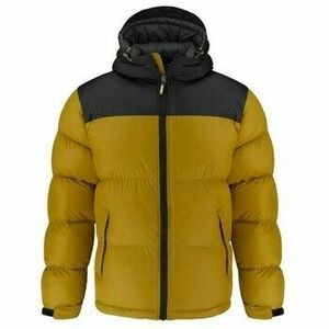Parka kabátok Monotox Puffer H Mustard Black kép