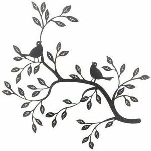 Szobrok, figurák Signes Grimalt Fa Ága Fali Dísz Madarakkal kép