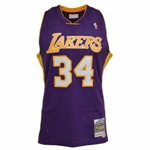 Rövid ujjú pólók Mitchell And Ness Nba LA Lakers Shaq Oneal Swingman kép