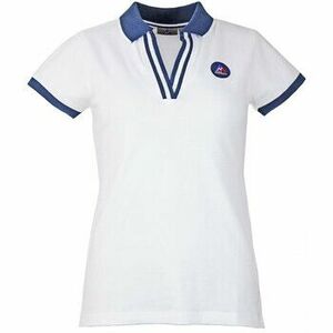 Rövid ujjú galléros pólók Peak Mountain Polo manches courtes femme ASFALTE kép