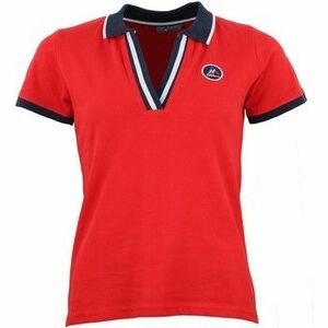 Rövid ujjú galléros pólók Peak Mountain Polo manches courtes femme ASFALTE kép