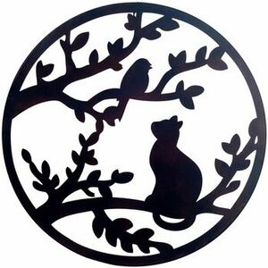 Szobrok, figurák Signes Grimalt Madárfal És Macska kép