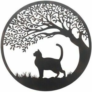 Szobrok, figurák Signes Grimalt Parez Fa Dísz Macskával kép