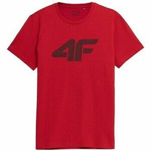 Rövid ujjú pólók 4F SS23TTSHM537CZERWONY kép