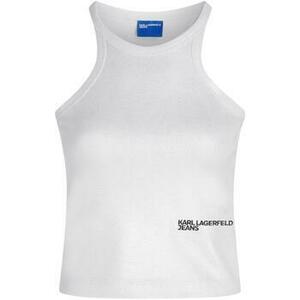 Trikók / Ujjatlan pólók Karl Lagerfeld KLJ Coated Ribbed Tank B1W17052 kép