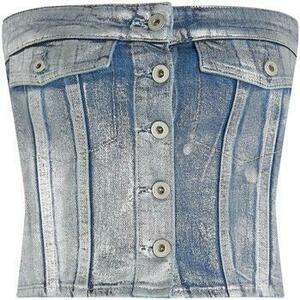Blúzok Karl Lagerfeld KLJ Denim Bustier B1W11023 kép