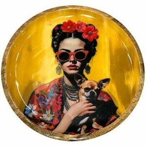 Apró kacatoknak Signes Grimalt Woman Plate Flowers L kép