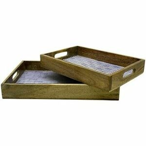 Kosarak és dobozok Signes Grimalt 2U Csíkos Tálcák kép