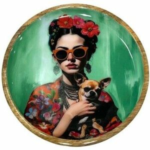 Apró kacatoknak Signes Grimalt Woman Plate Flowers M kép