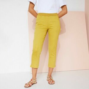 3/4 vászonnadrág rugalmas derékkal kép