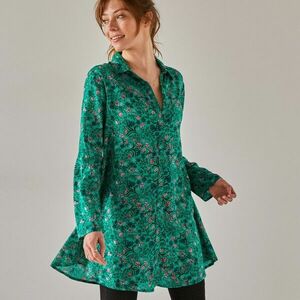 Hosszabb tunika virágos mintával kép