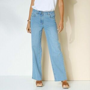 Széles sztreccs farmer, ha Ön 165 cm-nél nagyobb, a belső lábszár hossza 79 cm. kép