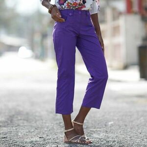 Egyenes sztreccs 7/8 nadrág kép