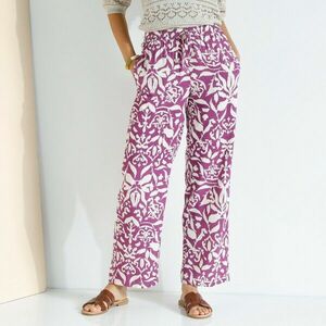 Széles szárú nadrág etno mintával kép