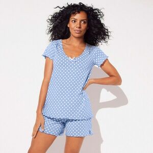 Pöttyös pizsama kép