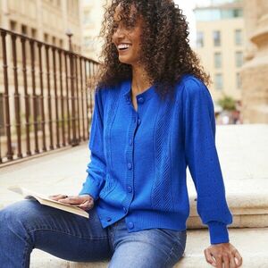 Akril gombos pulóver kép