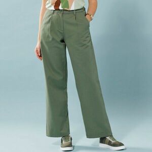 Twill széles nadrág a kisebb testalkatúaknak kép