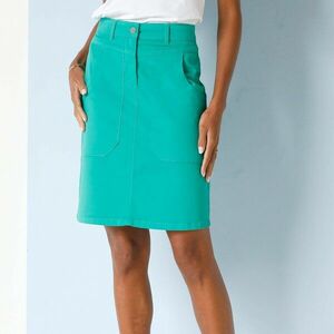 Egyenes selyemszoknya kép