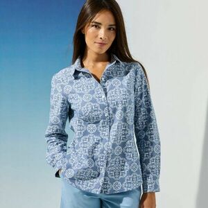 Nyomtatott chambray ing kép