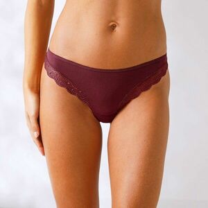 3 darabos pamut és csipke tangabugyi készlet kép