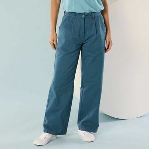 Twill széles nadrág a kisebb testalkatúaknak kép