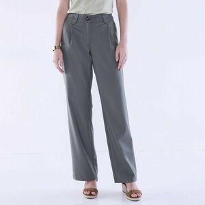 Egyszínű, széles, áramló nadrág kép