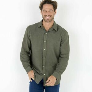 Stretch pamut-vászon ing hosszú ujjakkal kép