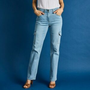 Cargo egyenes sztreccs farmer kép