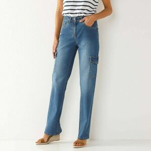 Cargo egyenes sztreccs farmer kép