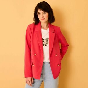 Kétsoros blézer gombos záródással kép