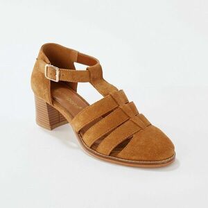 Bőr sarkú szandál kép