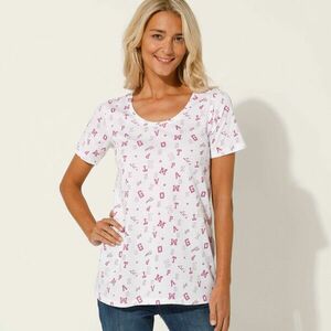 Póló nyomtatott betűkkel kép