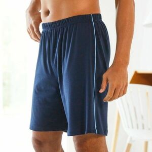 Egyszínű pizsamanadrág kontrasztos szegéllyel kép