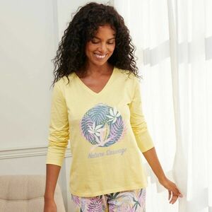 Hosszú ujjú pizsamapóló Nature Sauvage nyomtatással kép