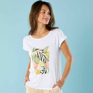 Póló rövid ujjú és nyomtatott, kisebb testalkathoz kép