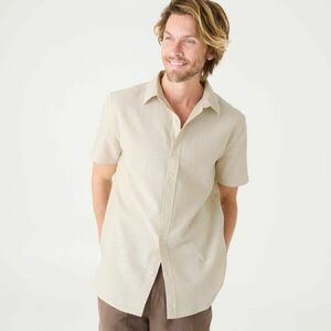 Stretch pamut-vászon ing rövid ujjú inggel kép