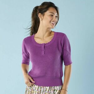 Kötött ing könyökig érő ujjakkal, kisebb testalkatúak számára kép