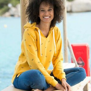 Molton kapucnis pulóver kapucnival és nyomtatással kép