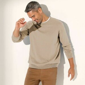 Pamut pulóver kerek nyakkal kép