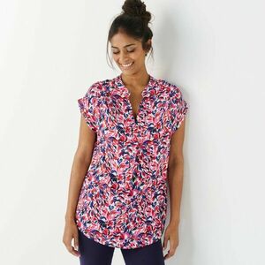 Tunika felhajtott ujjakkal és nyomtatással kép