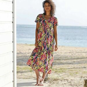 Midi ruha fodorral kép