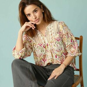 Blúz makraméval, kis alakúaknak kép