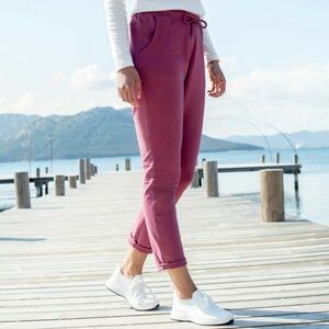 Molton szabadidőnadrág rugalmas derékkal kép