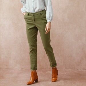 Magas derekú vászon nadrág kép