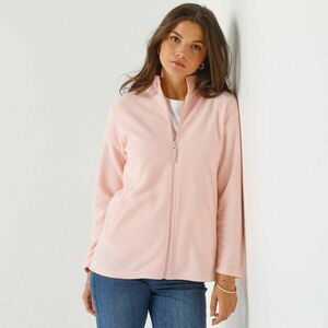 Fleece pulóver cipzárral kép