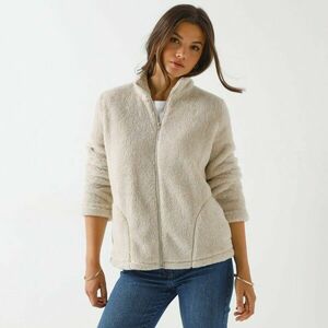 Plüss pulóver cipzárral kép