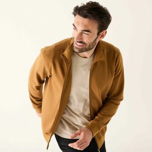 Kapucnis pulóver gallérral kép