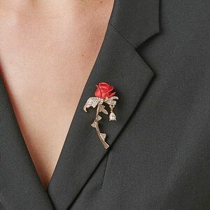 Rózsa bross kép