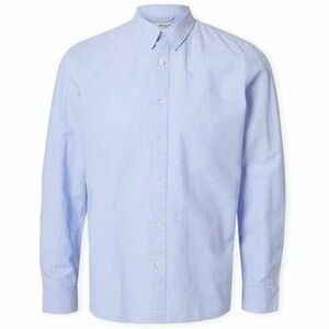 Hosszú ujjú ingek Selected Slimsun L/S Shirt - Cashmere Blue kép
