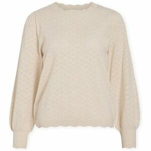 Pulóverek Vila Emi Knit - Super Light Natural Melan kép